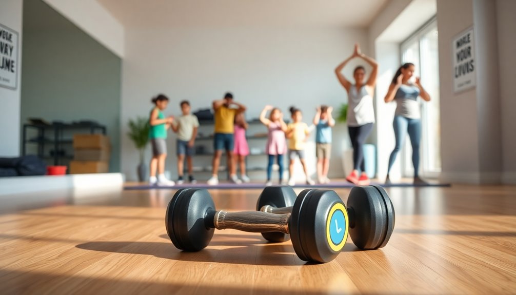 adjustable dumbbells for families
