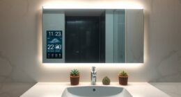 elegant bathroom smart mirrors