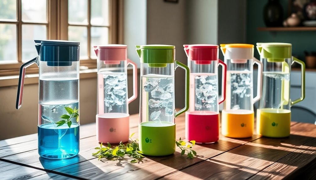 portable water filter pitchers