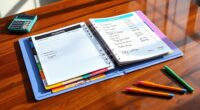 budget binder with coupons