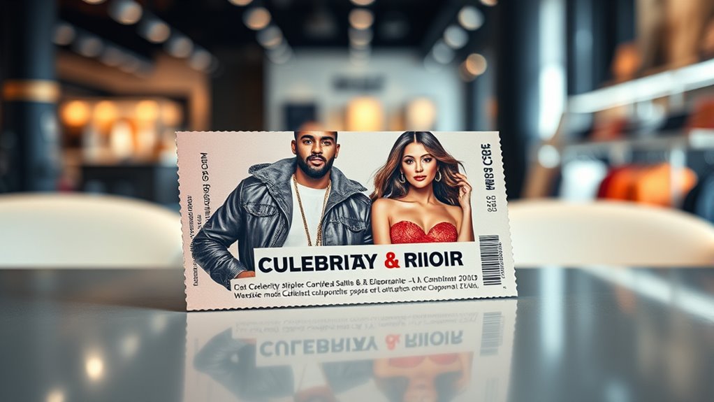 celebrity endorsed exclusive discounts