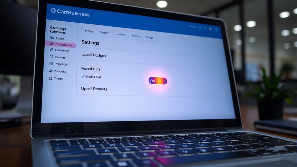 disable upsell prompts easily