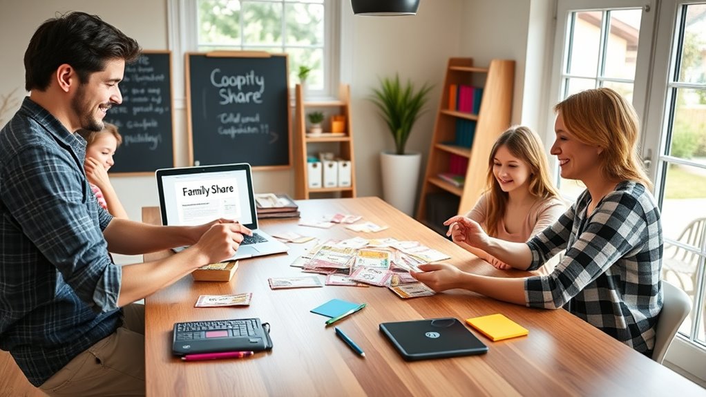 family coupon bank setup