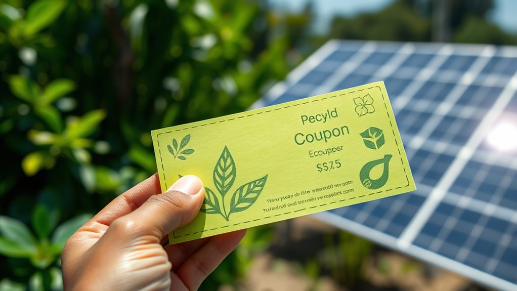 green coupons promote sustainability