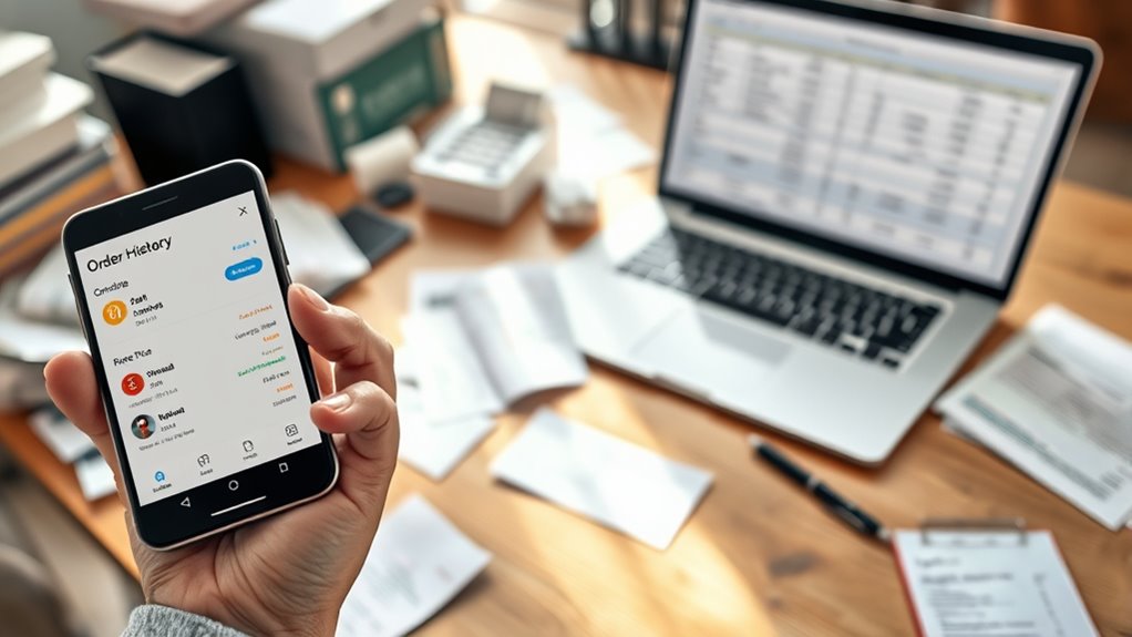 review order history refunds