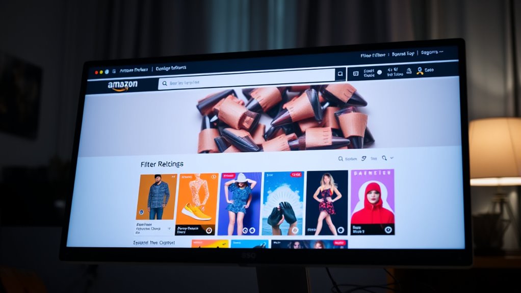use filters and reviews