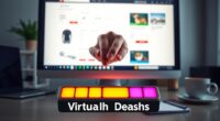 use virtual dash buttons effectively
