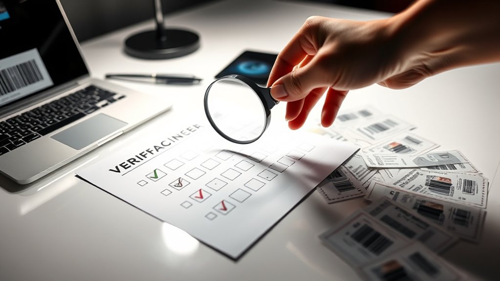 verify and prevent counterfeit coupons