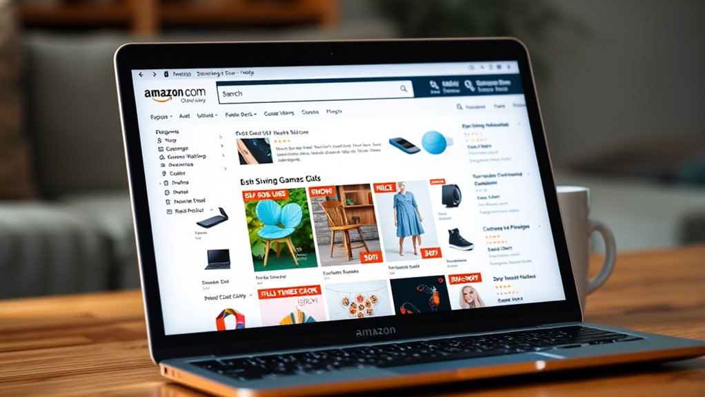 amazon savings search filters