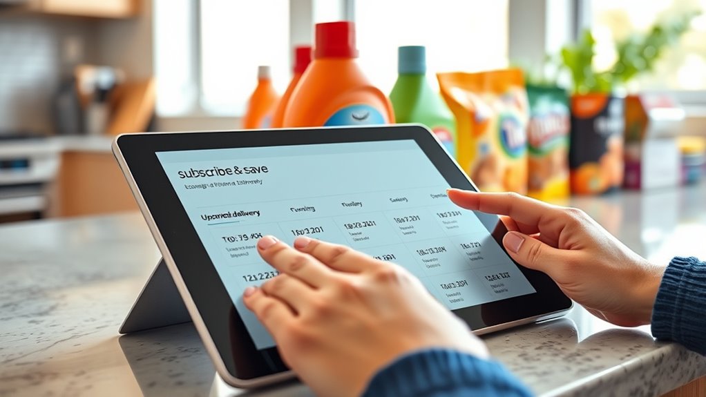 automate savings and deliveries