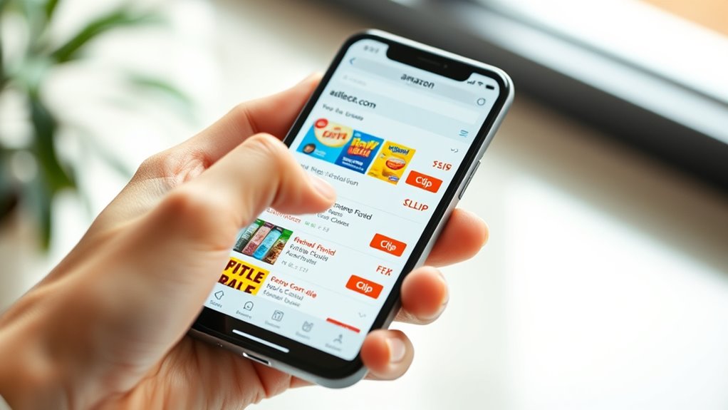 clip coupons and save