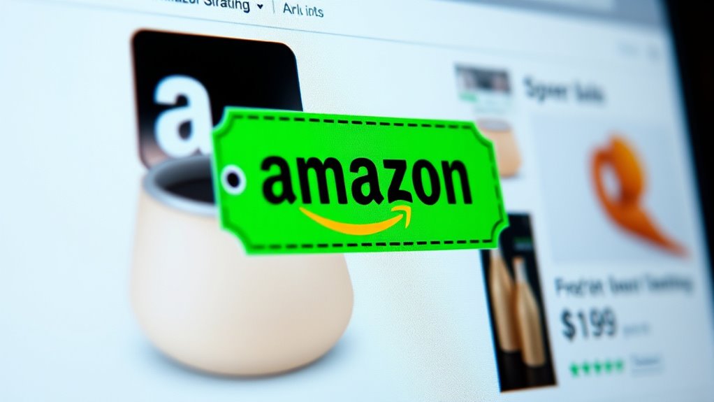 look for green coupon tags