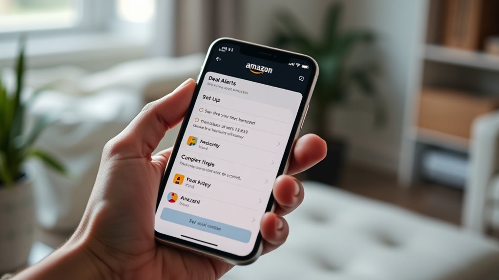 set personalized deal alerts