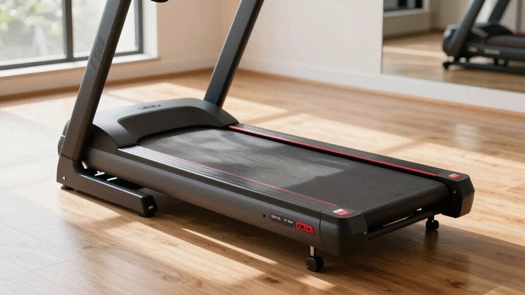check before folding treadmills