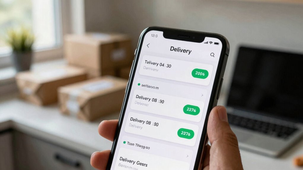 check delivery windows proactively