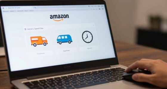filter amazon delivery speed