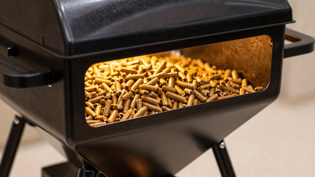 hopper size influences cooking duration