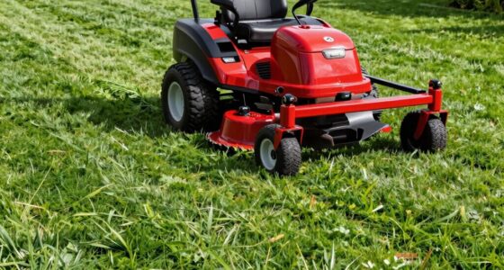 incorrect mowing height setting