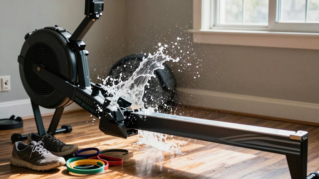 noisy rowing machine mistake