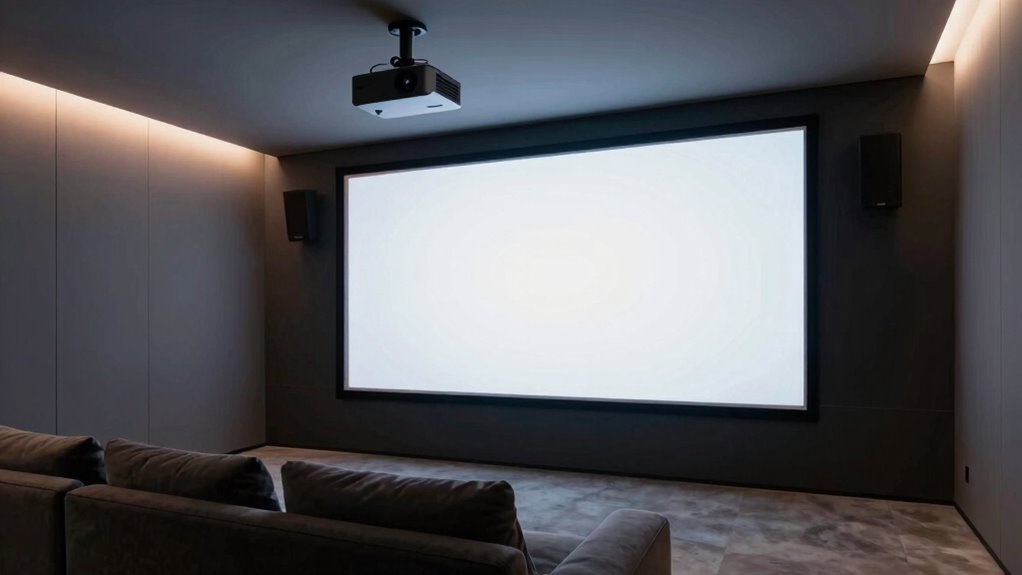 optimal projector placement accuracy