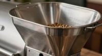 pellet grill hopper size