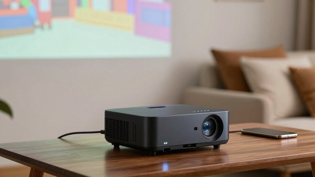 portable projector limitations awareness