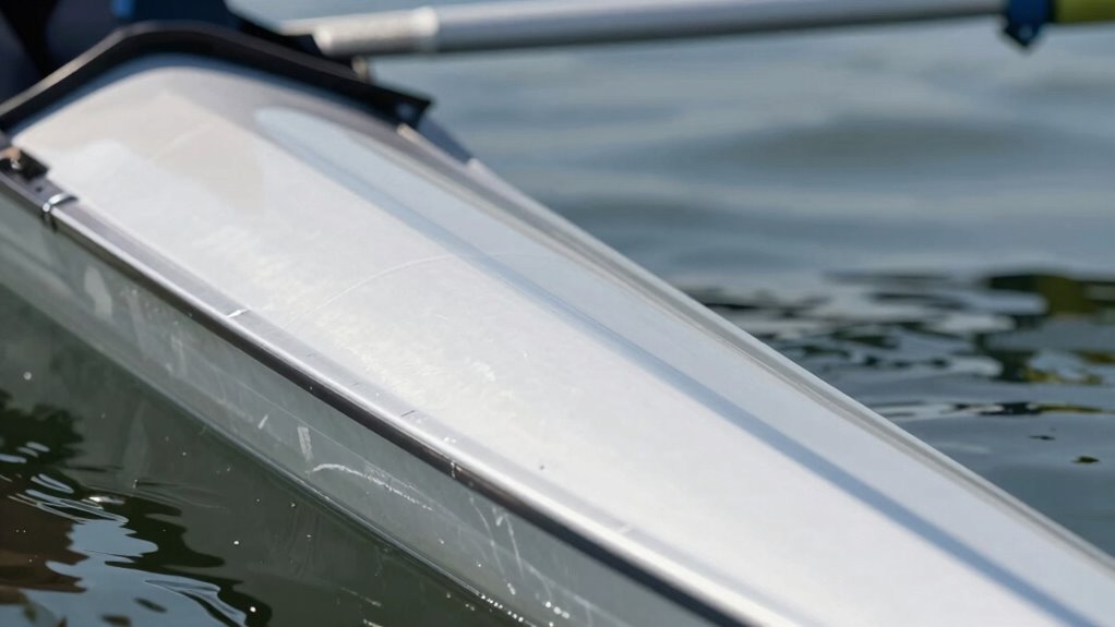 rail length enhances rowing comfort
