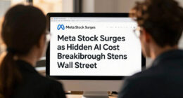 Meta Stock Surges as Hidden AI Cost Breakthrough Stuns Wall Street